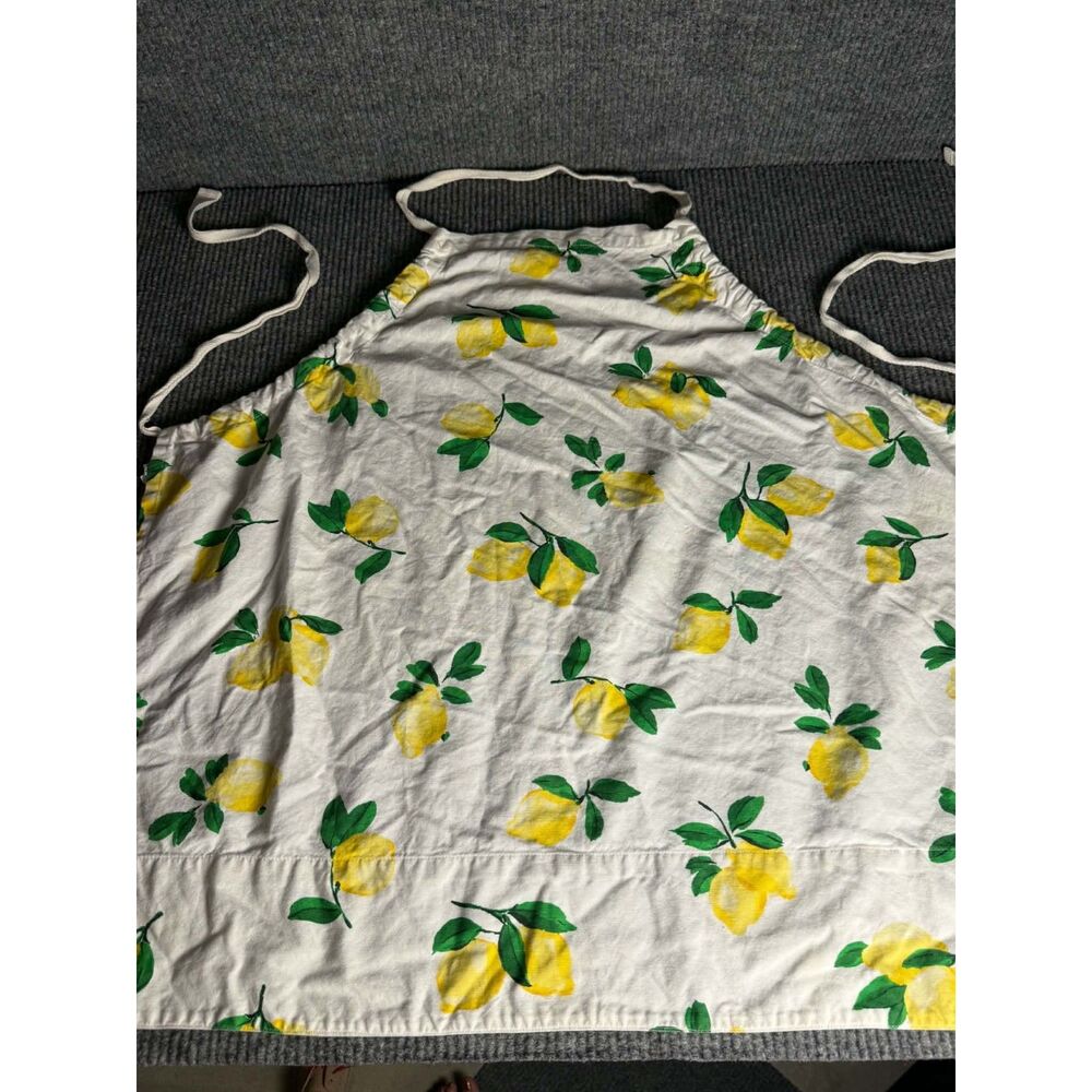 Kate Spade New York Make Lemonade Kitchen Apron 100% Cotton